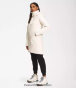 The North Face ropa NFHLJL896 gardenia blanca mujer shelbe raschel parka larga con capucha - Image 2
