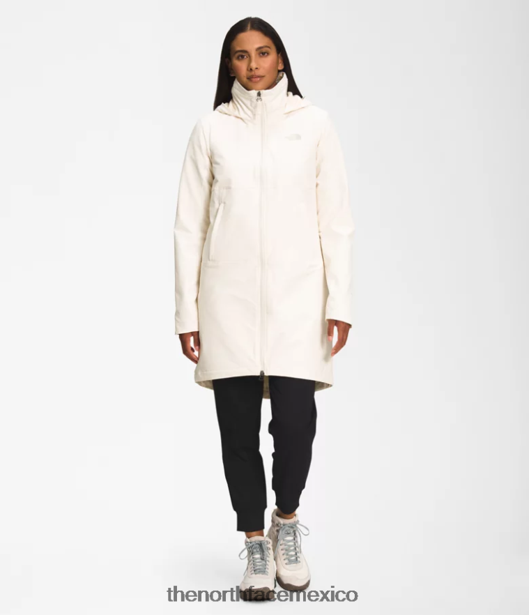 The North Face ropa NFHLJL896 gardenia blanca mujer shelbe raschel parka larga con capucha - Image 1