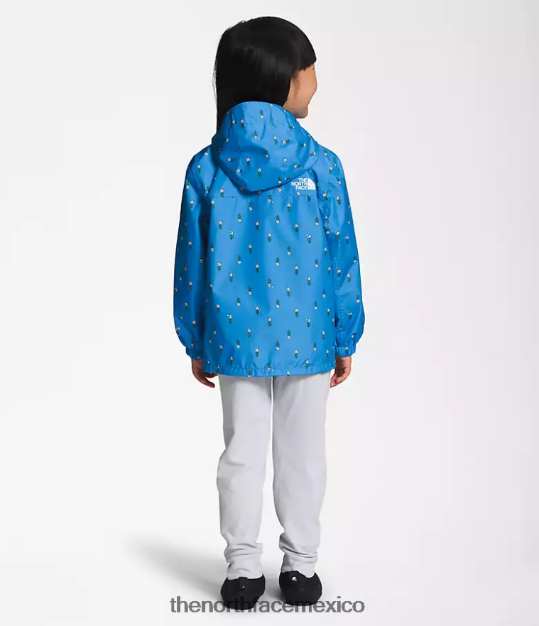 The North Face ropa NFHLJL89 estampado floral super sonic blue joy niños chaqueta de lluvia anora - Image 2
