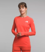 The North Face ropa NFHLJL902 naranja radiante mujer equipo summit series pro 120