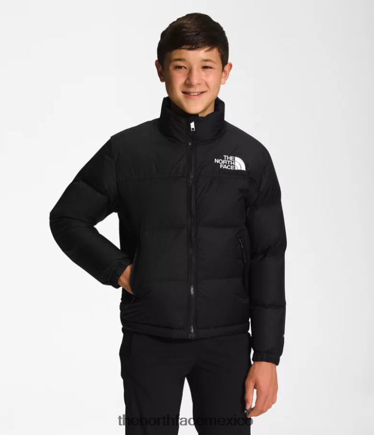 The North Face ropa NFHLJL911 negro niños chaqueta retro nuptse 1996 - Image 1