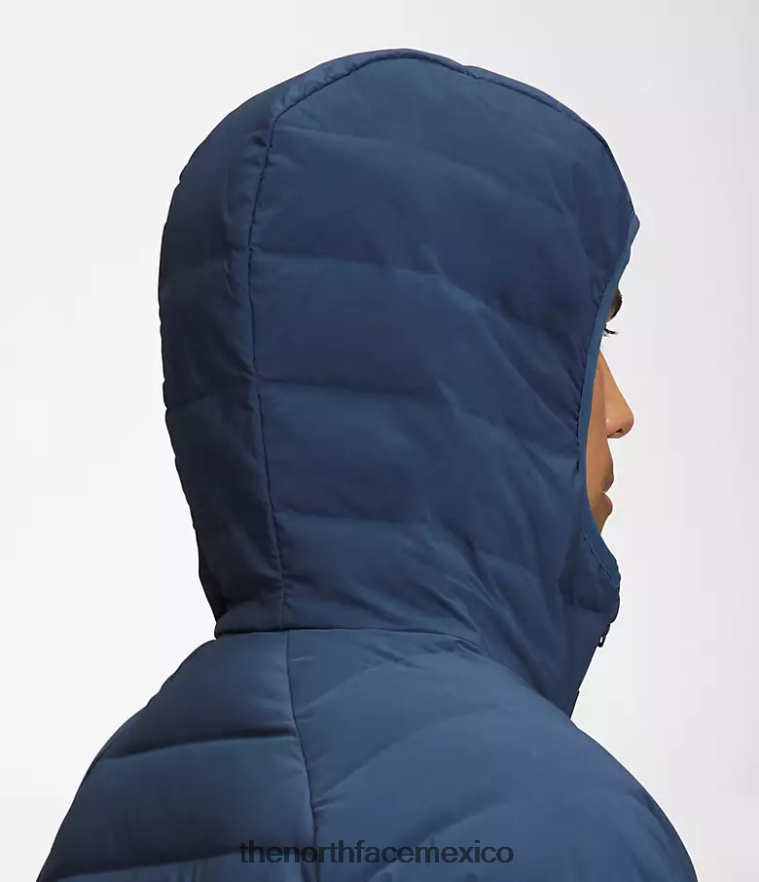 The North Face ropa NFHLJL919 azul sombreado hombres sudadera con capucha Belleview elástica - Image 4