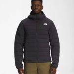 The North Face ropa NFHLJL921 negro hombres sudadera con capucha Belleview elástica