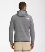 The North Face ropa NFHLJL922 tnf gris medio jaspeado hombres sudadera con capucha de canyonlands - Image 2