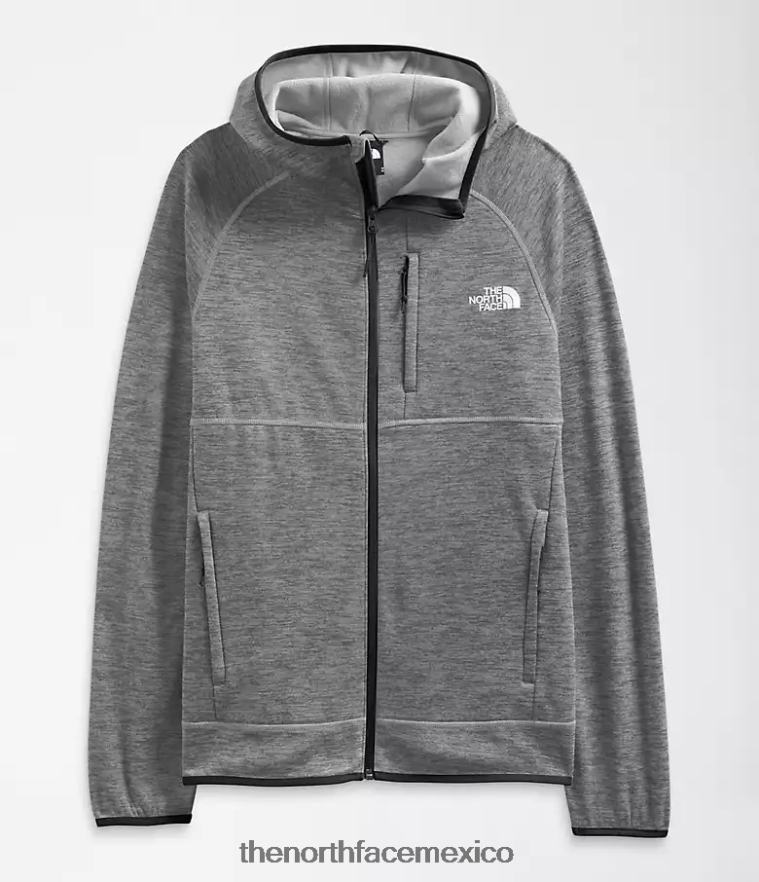 The North Face ropa NFHLJL922 tnf gris medio jaspeado hombres sudadera con capucha de canyonlands - Image 5