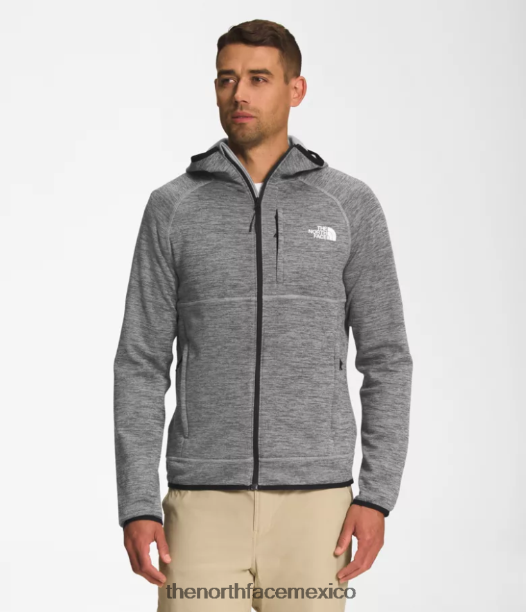 The North Face ropa NFHLJL922 tnf gris medio jaspeado hombres sudadera con capucha de canyonlands - Image 1