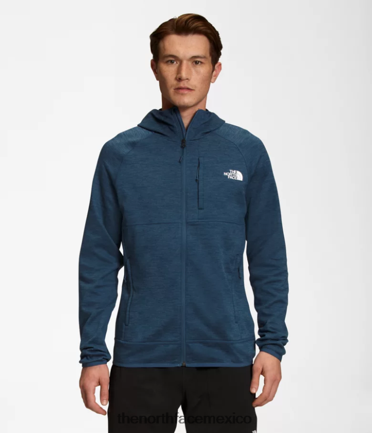 The North Face ropa NFHLJL923 brezo azul sombreado hombres sudadera con capucha de canyonlands - Image 1