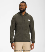 The North Face ropa NFHLJL926 nuevo gris topo verde brezo hombres sudadera con capucha de canyonlands
