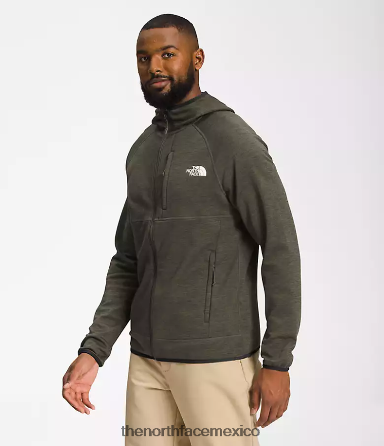 The North Face ropa NFHLJL926 nuevo gris topo verde brezo hombres sudadera con capucha de canyonlands - Image 3