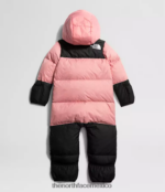 The North Face ropa NFHLJL92 rosa sombría bebé Bañador retro nuptse 1996 - Image 2