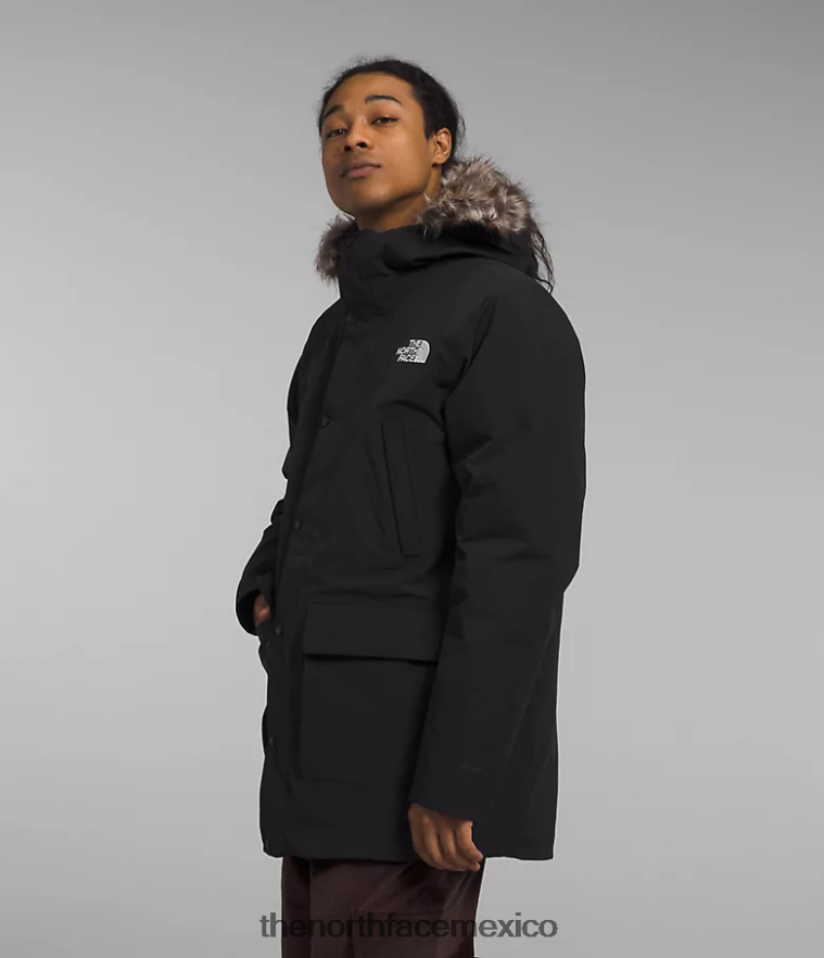 The North Face ropa NFHLJL94 negro hombres parka ártica premium - Image 4