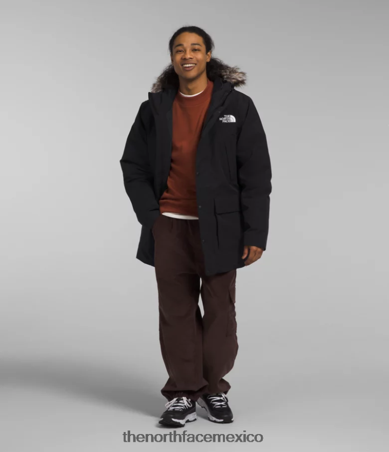 The North Face ropa NFHLJL94 negro hombres parka ártica premium - Image 1