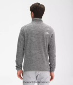 The North Face ropa NFHLJL952 tnf gris medio jaspeado hombres Canyonlands con cremallera completa - Image 2