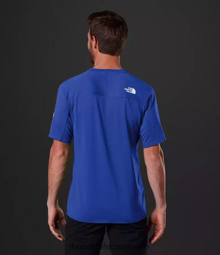 The North Face ropa NFHLJL956 azul hombres camiseta de manga corta Summit Series Crevasse - Image 2
