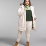 The North Face ropa NFHLJL967 gardenia blanca mujer más parka ártica