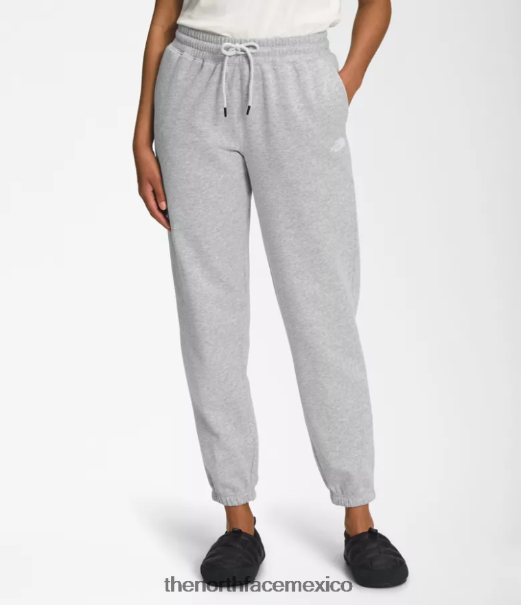 The North Face ropa NFHLJL973 tnf gris claro jaspeado/tnf blanco mujer pantalones deportivos de lana con media cúpula - Image 1