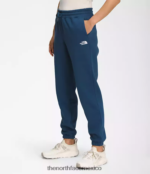 The North Face ropa NFHLJL979 azul sombreado/blanco tnf mujer pantalones deportivos de lana con media cúpula - Image 3