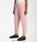 The North Face ropa NFHLJL981 rosa musgo/tnf blanco mujer pantalones deportivos de lana con media cúpula - Image 3