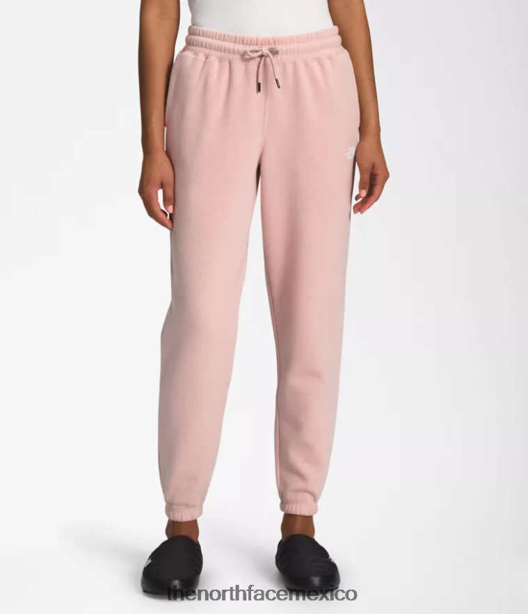 The North Face ropa NFHLJL981 rosa musgo/tnf blanco mujer pantalones deportivos de lana con media cúpula - Image 1