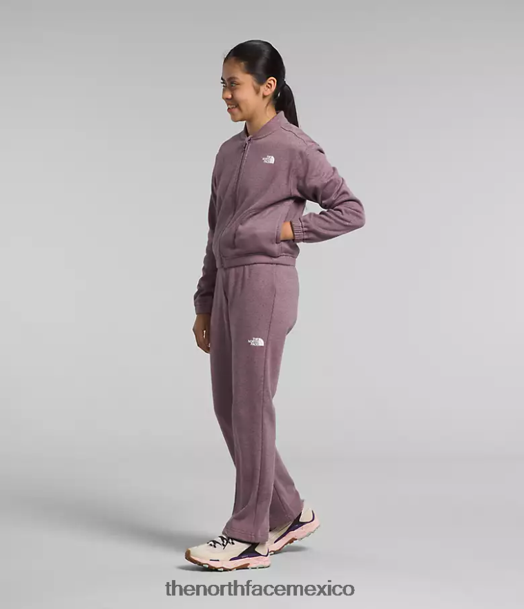 The North Face ropa NFHLJL986 brezo gris leonado niños acogedora chaqueta de polar de ensueño con cremallera completa - Image 3