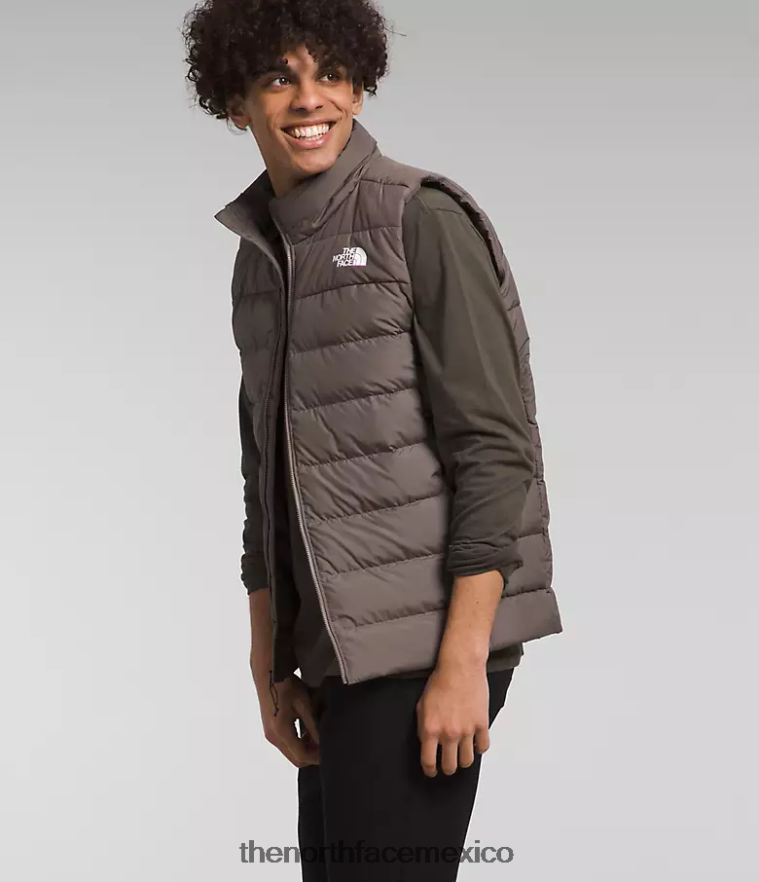 The North Face ropa NFHLJL992 halcón marrón hombres chaleco aconcagua 3 - Image 4