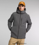 The North Face ropa NFHLJL995 tnf gris oscuro jaspeado hombres sudadera con capucha apex bionic 3