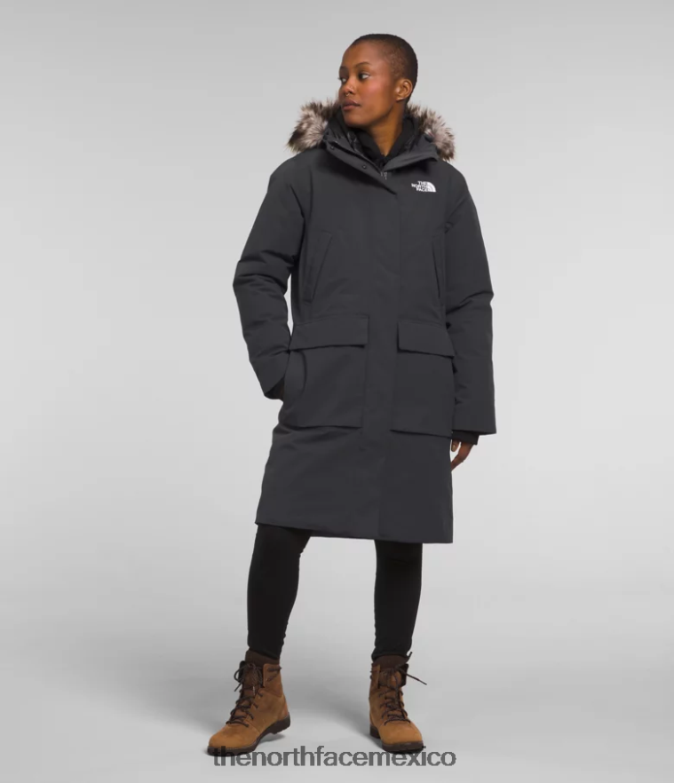 The North Face ropa NFHLJL1314 gris asfalto mujer parka ártica premium The North Face ropa NFHLJL1314 gris asfalto mujer parka ártica premium