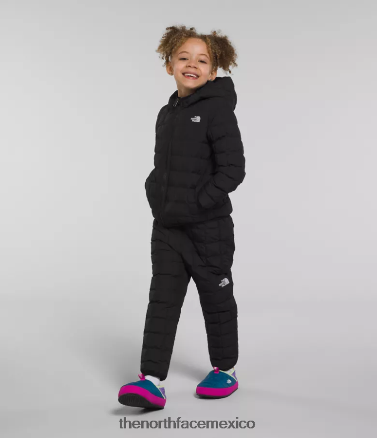 The North Face ropa NFHLJL1238 negro niños chamarra reversible con capucha y termobola The North Face ropa NFHLJL1238 negro niños chamarra reversible con capucha y termobola