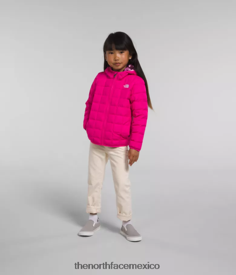 The North Face ropa NFHLJL1239 señor. rosa niños chamarra reversible con capucha y termobola The North Face ropa NFHLJL1239 señor. rosa niños chamarra reversible con capucha y termobola